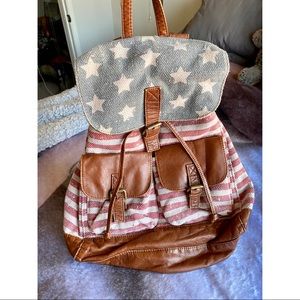 American Flag Backpack